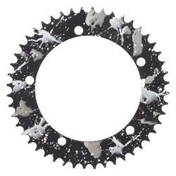 CHAINRING OR8 SPLAT TRK 144mm 48T ALY 1/8 BK-ANO w/SL/WH 