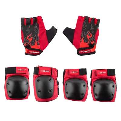 KIDZAMO HD Elbow/Knee Pad & Glove Set 