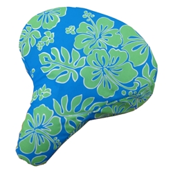 SEAT COVER C-CANDY HIBISCUS BU/GN 