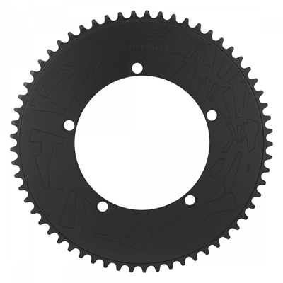 CHAINRING AFFINITY PRO 144mm 61T ALY HARD-ANO BK 