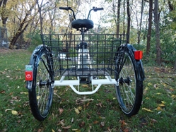 True Bicycles Fredom Electric Trike Basket