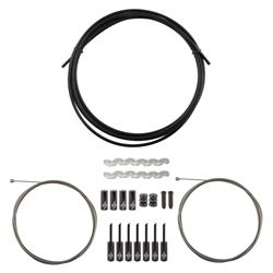 CABLE GEAR OR8 KIT SLICK COMPRESSIONLESS F+R RD/MT BK 