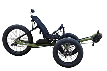 Performer Cycle Defender Electric Fat Tire Recumbent trike